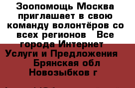 Зоопомощь.Москва приглашает в свою команду волонтёров со всех регионов - Все города Интернет » Услуги и Предложения   . Брянская обл.,Новозыбков г.